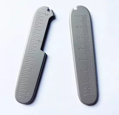 Victorinox 91mm Titanium Scales RULER Pattern Handle For Swiss Army Knife • $32.49