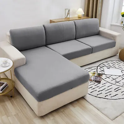 Elastic Sofa Seat Protector Covers 3 Seaters Sofa Cushion Cover Settee Slipcover • £10.31