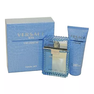 Versace Eau Fraiche For Men Travel Set 2 Pieces • $70.23