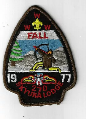 OA Skyuka Lodge 270 1977 Fall Fellowship Palmetto Area SC [PAT2555] • $14.95