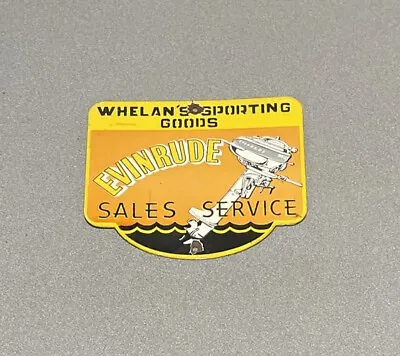 Vintage Evinrude Boat Motor Porcelain Sign Car Gas Oil Truck Sales Service • $69.99