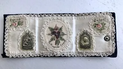 Vintage Small  Lace Needlepoint Catholic Scapular Book • $75