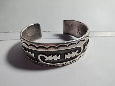 Native American Tommy Jackson Navajo Sterling Silver Cuff Bracelet 112g • $580