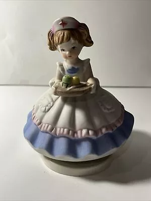 Nurse Musical Figurine Vintage 1970s • £19.18