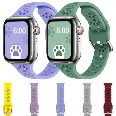 $8.95 • Buy For IWatch Band Watch Silicone Strap Series 8 7 6 5 4 3 2 45/41/44/40/42/38mm