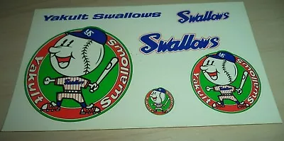 Vintage Tokyo Yakult Swallows Stickers Nippon Professional League Japan • $29.99