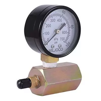  3/4 Inch Pressure Test Kit 100 PSI Push To Connect Brass Plumbing Fitting  • $25.22