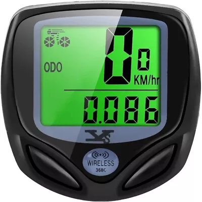 Wireless LCD Digital Bike Cycle Computer Bicycle Waterproof Speedometer Odometer • $34.99