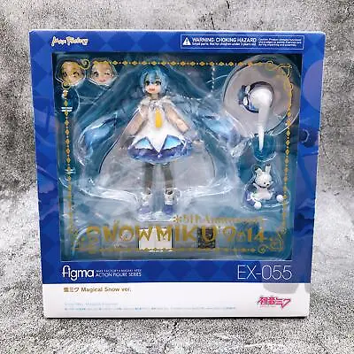 Figma EX-055 Snow Miku Magical Snow Ver. Action Figure Max Factory NEW FASTSHIP • $123