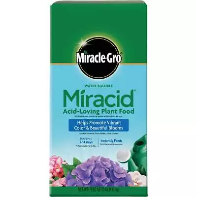 Miracle-Gro Miracid 4 Lb. Water Soluble Acid-Loving Plant Food 1850011 • $20.62