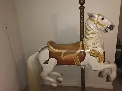 Antique Wooden Carousel Horse • $8000