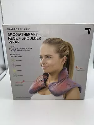 Sharper Image Hot And Cold Herbal Aromatherapy Neck And Shoulder Plush Wrap • $10.99