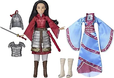 Disney Princess Mulan Two Reflections Doll Set  + 2 Outfits • £21.99