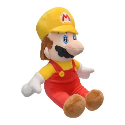 11'' Super Mario Bros. Fire Wario Mario Plush Toy Figure Doll Kids Birthday Gift • $24.18