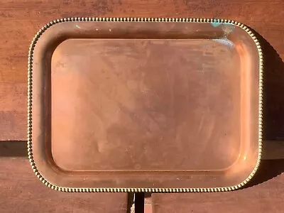 Arts & Crafts Era S.Sternau & Co. New York Copper Tray • $58.33