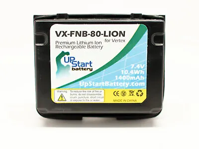 Battery For Yaesu VX-7R FNB-80Li Two-Way Radio 1400mAh 7.4V Lithium-Ion • $15.99