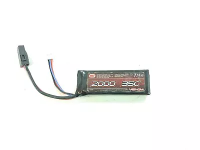 Venom 7.4v 2s 2000mah 35c LiPo Battery Pack W/ XT60 Plug Used • $10.99