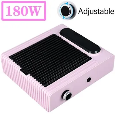 180W Powerful Nail Dust Vacuum Cleaner Adjustable Suction Nail Dust Collector • $15.99