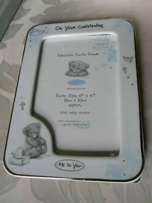 Me To You The Christening Collection 6 X 4  China Photo Frame In Box Very Rare • £16.95