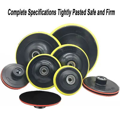 £4.62 • Buy 3 -6  Hook & Loop Backing Backed Pad Plate For Sanding Polishing Sander Disc