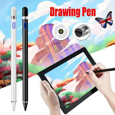 Active Touch Screen Stylus Pen Drawing Pencil For Apple IPad Tablet IOS Android • £11.98