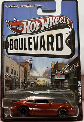 Hot Wheels Boulevard '84 Mustang SVO Black/B.Orange 1:64 • $40