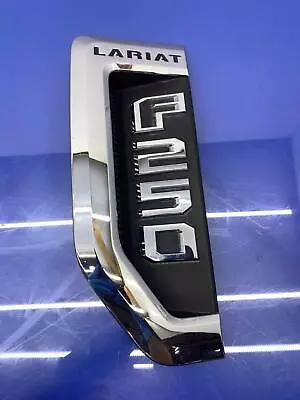 $55.04 • Buy 2017 - 2022 Ford F250 Oem Left Lariat Fender Emblem Badge *scuffs* Hc3b25000a73