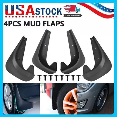 4PCS Car Mud Flaps Splash Guards For Front Or Rear Auto Accessories Universal  / • $11.98