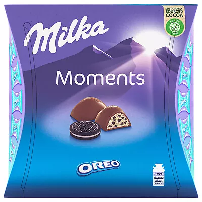 MILKA MOMENTS OREO Chocolate Candy Party Sweets 92g 3.2oz • £21.71