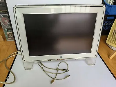 Apple Cinema Display 22 Inch M5662 With Power Adapter - For Parts/Not Working • $99.95