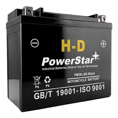 New Harley Davidson Motorcycle Replacement PowerStarH-D Battery 3 Year Warranty • $71.85