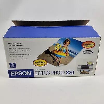 Epson Stylus Photo 780 Photo Inkjet Printer (New In Open Box) Missing Ink • $65