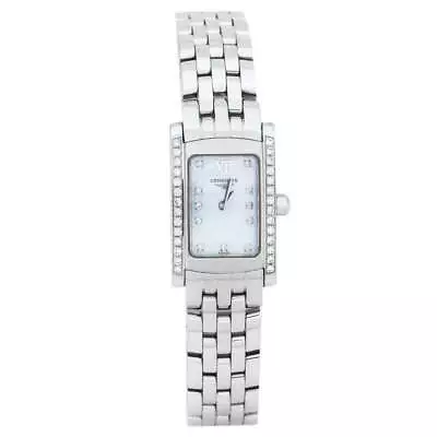 Longines Dolce Vita Mini 16mm Steel Diamond Dial&Benzel Quartz Watch L5.168.O • £1135.93