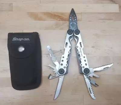 Snap-On Stainless Steel Multi Tool Pliers W/ Case • $40