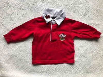 Wales Rugby Shirt For Baby Boy 6 Months Made By Manav In Wales  • £6.50