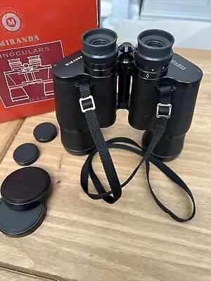 Pair Miranda Binoculars Wide Angle 10 X 50 With Box • £20
