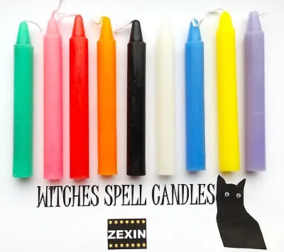 SPELL CANDLES - Witch Pagan Wiccan Luck Love Wisdom Witchcraft Altar Magic • £2.99