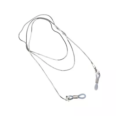 Eyeglasses Chain Silver Eyewear Sunglasses Chain Lanyard Strap Retainer Men • £7.28