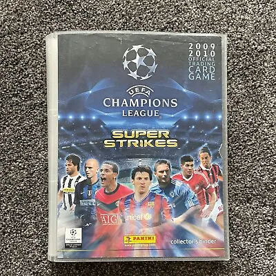 Panini Champions League Super Strikes 2009/10 - Binder And  120 Cards • £14.95