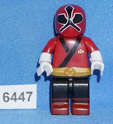 MEGA BLOKS METALLIC RED RANGER Mini Figure From Samurai Series 5714 Pack #2 • $4.50