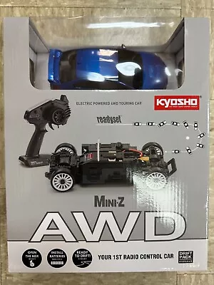 Kyosho MA-020 AWD Mini-Z ReadySet W/Subaru WRX STI WR Body Blue KYO32630BL NEW!! • $199.99