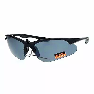 Xloop Sunglasses Mens Sports Eyewear Half Rim Lite Wrap Around UV 400 • $10.95