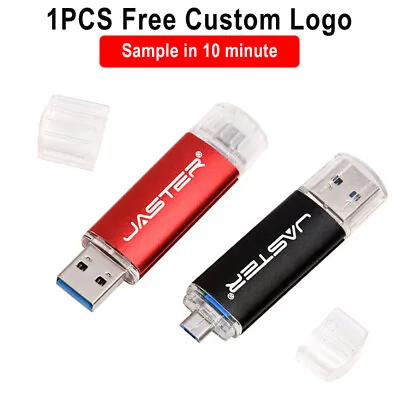OTG Micro USB 3.0 Flash Drive High Speed 2 In 1Pen Drive Free Logo Memory Stick • $4.89