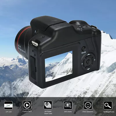 2.4in TFT LCD Screen Video Camcorder HD Handheld Digital Camera 16X Digital Zoom • £26.78