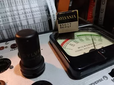 Vintage Sylvania 12SQ7 Vacuum Tube NIB NOS *TESTED* • $13.49