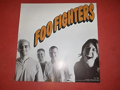 Foo Fighters Promotional Card Printed Differently Both Sides.  • $10