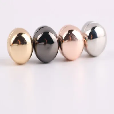 New Strong Magnetic Pin Brooch For Hijab Scarf Headscarf Shawl Round Gold Black • £2.95