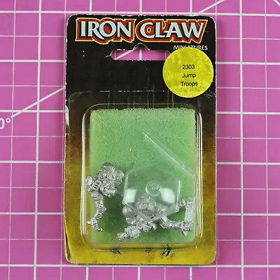 IRON CLAW Warhammer 40K Imperial Jump Troops Metal - Rogue Trader OOP Bob Olley • $52.95