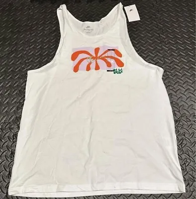 Nike Sportswear Men's Spring Break Tank Top Sz. XL NEW DR9844-100 WHITE • $15.99