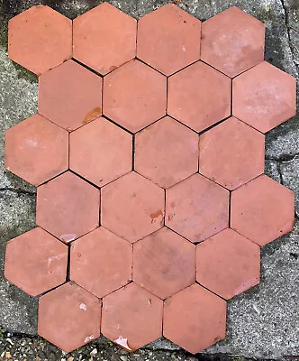 Usine Lesberard Salernes Var France Tomette Terracotta Quarry Tile Honeycomb • £7.95